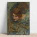 Reproduktion av målningen Studie för Venus huvud i L'Éveil d'Adonis - John William Waterhouse