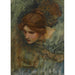 Reproduktion av målningen Studie för Venus huvud i L'Éveil d'Adonis - John William Waterhouse