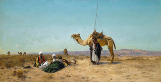 Eugen Bracht - Rest in the Syrian Desert.webp