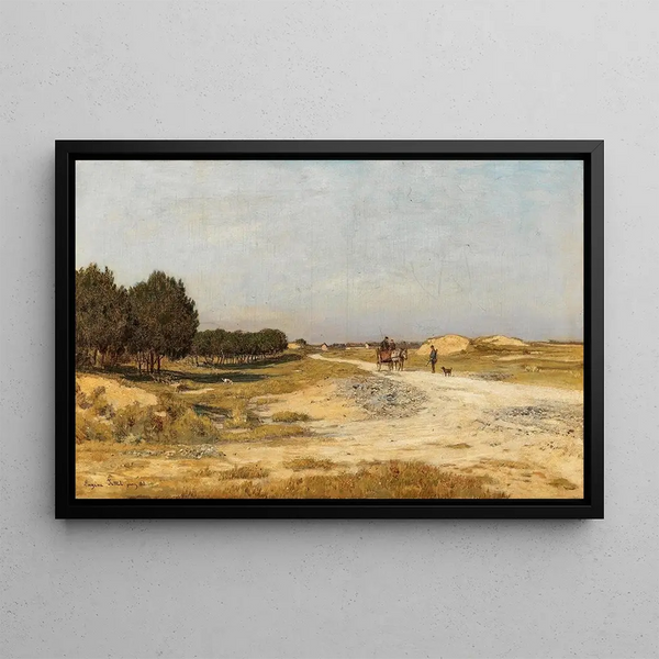 Eugen Jettel - A Country Road near Cayeux.webp