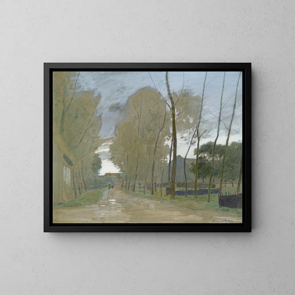Motif de Bretagne - Eugen Jettel — inramlat konstverk på väggen