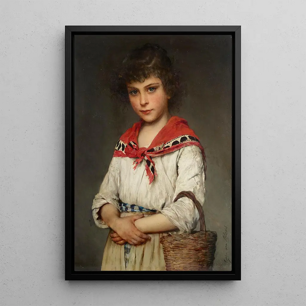 Eugen von Blaas - A Neapolitan Girl.webp