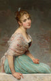 Contemplation - Eugen von Blaas — vy av konstverket