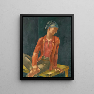 Eugeniusz Zak - Junger Mann mit blauer Kappe.webp