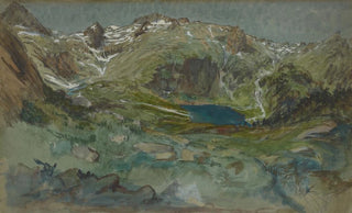 EugneEmmanuel ViolletleDuc - View of the Lac dEspingo and the Cirque dEspingo in the Pyrenees.webp