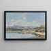 Antibes, Le Fort Carré - Eugène Boudin — inramlat konstverk på väggen