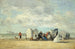 strandscen - Eugène Boudin — vy av konstverket