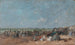 Strandscen vid Trouville - Eugène Boudin — vy av konstverket