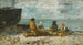 Berck, stranden - Eugène Boudin — vy av konstverket