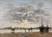 Berck, återkomsten av båtar - Eugène Boudin — vy av konstverket