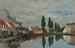Bruxelles Le Canal de Louvain - Eugène Boudin — vy av konstverket