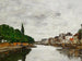 Canal aux environs de Bruxelles - Eugène Boudin — vy av konstverket