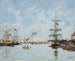 Deauville, le bassin Mare Haute - Eugène Boudin — vy av konstverket