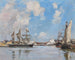 Deauville, le bassin - Eugène Boudin — vy av konstverket