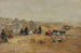 Deauville strandscen - Eugène Boudin — vy av konstverket
