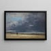 Deauville, ebb - Eugène Boudin — inramlat konstverk på väggen