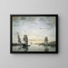 Entrée du port, Le Havre - Eugène Boudin — inramlat konstverk på väggen