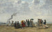 Figures sur la plage - Eugène Boudin — vy av konstverket