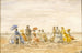 Figurer på Trouville-stranden - Eugène Boudin — vy av konstverket