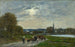 Hôpital-Camfrout Village et estuaire - Eugène Boudin — vy av konstverket