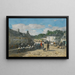 marknadens dag i Bretagne - Eugène Boudin — inramlat konstverk på väggen