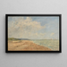 La marée montante, baie de Saint-Valery - Eugène Boudin — inramlat konstverk på väggen