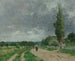 La route de Deauville - Eugène Boudin — vy av konstverket