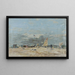 Landskap - Eugène Boudin — inramlat konstverk på väggen