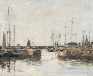 Le sas de Trouville - Eugène Boudin — vy av konstverket