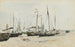 Les Bateaux - Eugène Boudin — vy av konstverket