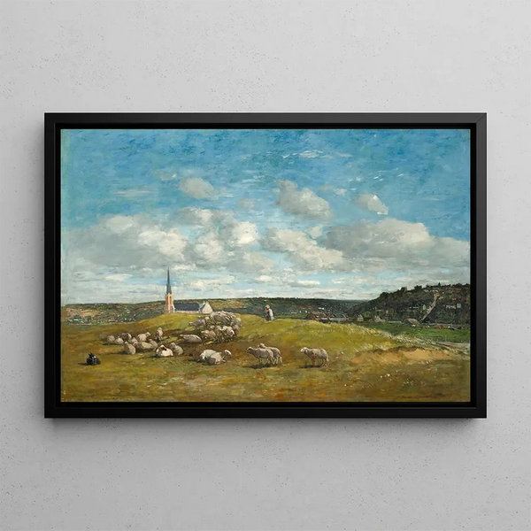 Eugne Boudin - Paysage aux environs de Deauville.webp