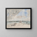 Plougastel, passage till mynningen av Landerneau-floden - Eugène Boudin — inramlat konstverk på väggen