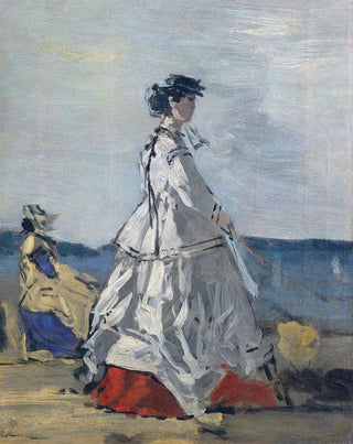 Eugne Boudin - Princess Pauline Metternich on the Beach.webp