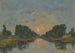 Saint-Valery-sur-Somme, månens effekt på kanalen - Eugène Boudin — vy av konstverket