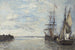 Sortie de port - Eugène Boudin — vy av konstverket