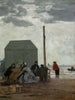 La plage de Deauville - Eugène Boudin — vy av konstverket