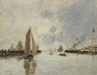 Eugne Boudin - Trouville Les jetes mare haute.webp
