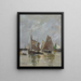 Trouville, l'appareillage des sardiniers - Eugène Boudin — inramlat konstverk på väggen