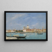 Venise, Santa Maria della Salute från San Giorgio - Eugène Boudin — inramlat konstverk på väggen