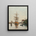 Venise, kajen de la Giudecca - Eugène Boudin — inramlat konstverk på väggen