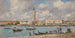 Venise San Giorgio - Eugène Boudin — vy av konstverket