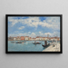 Venise sett från San Giorgio - Eugène Boudin — inramlat konstverk på väggen