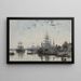 Vue de Bordeaux depuis le Quai des Chartrons - Eugène Boudin — inramlat konstverk på väggen