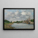 Vue du port de Saint-Valery-sur-Somme - Eugène Boudin — inramlat konstverk på väggen