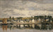 by vid en flod - Eugène Boudin — vy av konstverket