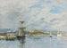 Vue du port d'Antibes, le quai le matin - Eugène Boudin — vy av konstverket