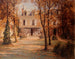 La Maison de Victor Hugo, Paris, avenue d'Eylau - Eugène Bourgeois — vy av konstverket