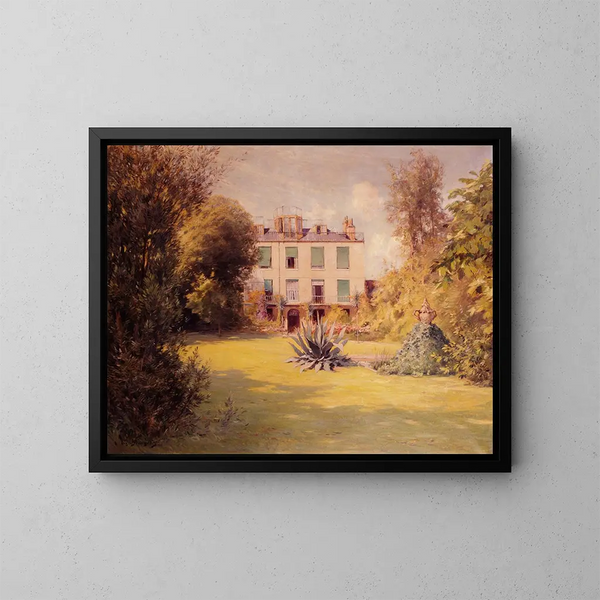 La maison de Victor Hugo à Guernesey - Eugène Bourgeois — inramlat konstverk på väggen