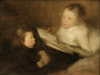 Eugne Carriere - A Nice Tale.webp