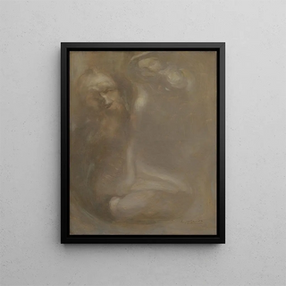 Eugne Carriere - Rodin modelling a Sculpture.webp